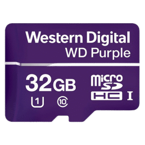 Micro SD Card 32GB Western Digital Purple – Clase 10 Videovigilancia 24/7