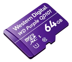 MicroSD 64GB Western Digital WD Purple Clase 10 Videovigilancia 24/7 v2