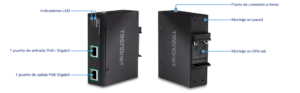 TRENDnet TPE-E100 – Extensor Gigabit PoE+ Industrial