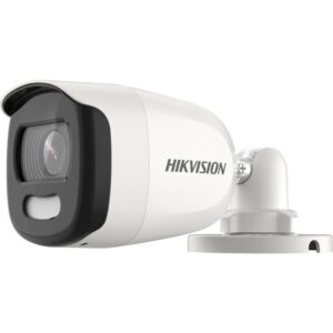 Cámara Bala TurboHD Hikvision DS-2CE10HFT-F28 5 MP ColorVu Color 24/7 Lente 2.8 mm