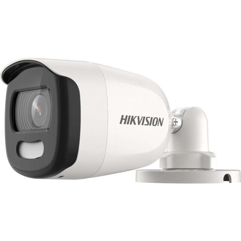 Cámara Bala TurboHD Hikvision DS-2CE10HFT-F28 5 MP ColorVu Color 24/7 Lente 2.8 mm
