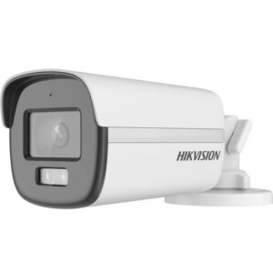 Cámara Bala TurboHD Hikvision DS-2CE12DF0T-FS 2 MP ColorVu Audio Color 24/7 Lente 2.8 mm