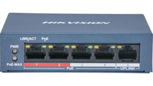 Switch PoE+ Hikvision DS-3E0105P-E/M 4 Puertos 10/100 Mbps No Administrable 35 W