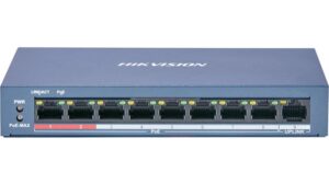 Switch PoE+ Hikvision DS-3E0109P-E/M(B) 8 Puertos 10/100 Mbps No Administrable 60 W