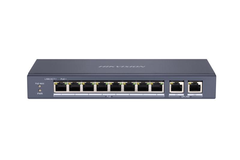 Switch PoE No Administrado 8 Puertos DS-3E0310P-E/M