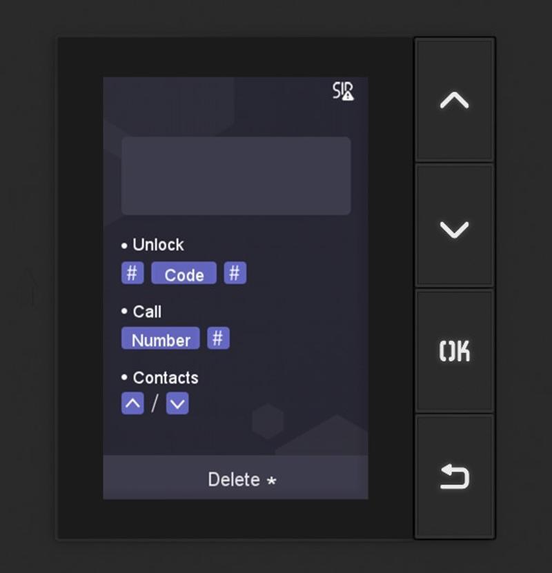 Módulo de Visualización DS-KD-DIS 3.5″ IP65