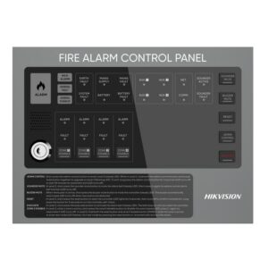 Panel de Alarma contra Incendios Convencional Hikvision HF-C104 de 4 Zonas