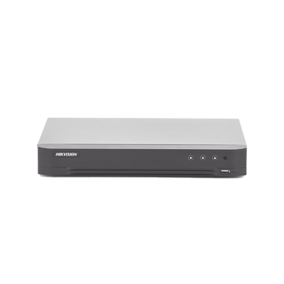 DVR Hikvision AcuSense iDS-7204HQHI-M1/S 4 Canales 4MP + 2 IP con Detección Facial