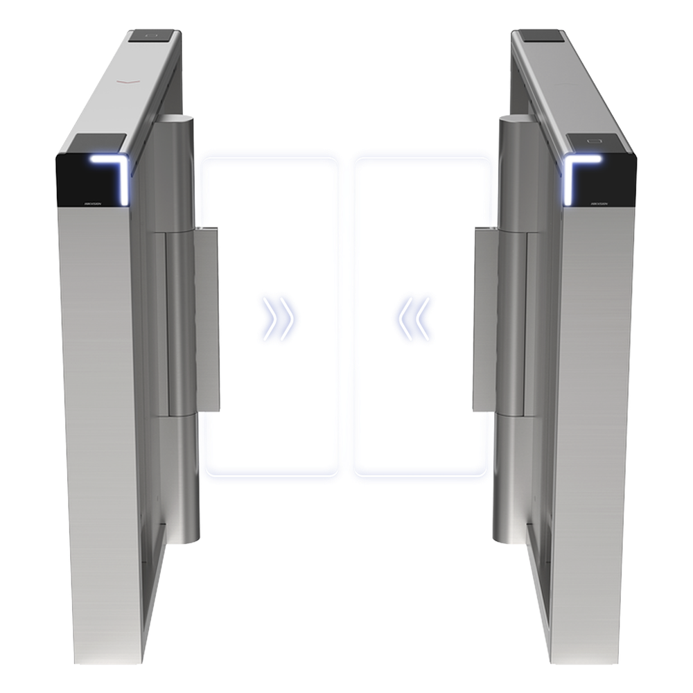 Barrera Oscilante Profesional Hikvision DS-K3B530X-R/MPg — Pedestal Derecho